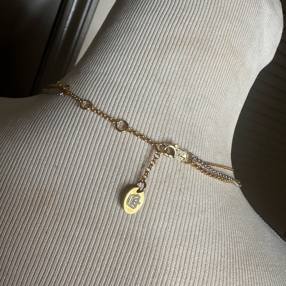 Vintage Juicy Couture Gold Heart Pendant Necklace Y2K - Picture 4 of 4